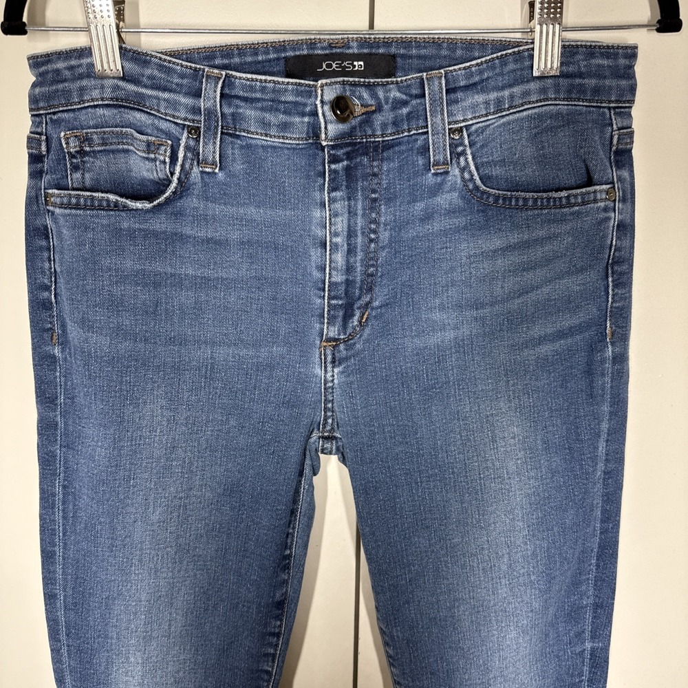 Joes Jeans Womens 30 Denim Flawless The Icon Mid Rise Skinny Ankle Medium Wash - Picture 6 of 13